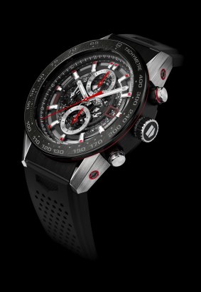 Tag's 2015 Carrera Heuer-01 watch. 