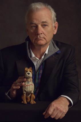 Bill Murray voices a portly hound called Duke in Isle of Dogs.