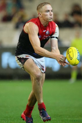 Man possessed: Demons midfielder Bernie Vince now has a best and fairest at two clubs.