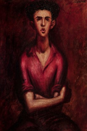 The student (Warren Stewart) 1940, by William Dobell, oil on canvas on hardboard 106 x 71.5 cm. TarraWarra Museum of Art collection. 