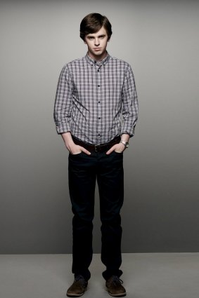 Freddie Highmore plays Norman Bates in <i>Bates Motel</i>.