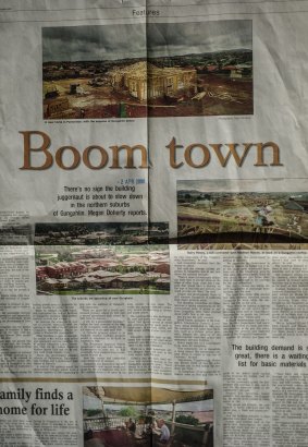 The Canberra Times was calling Gungahlin "Boom town'' as far back as 2000.