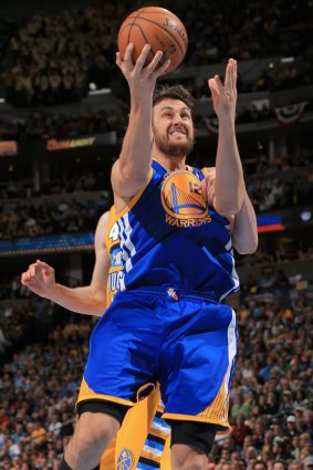 New role: The Warriors are keen to get more points from Andrew Bogut this season.