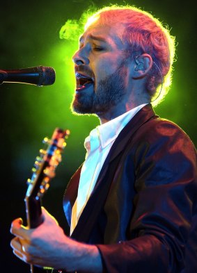 Fame overload: Johns performs at one of Silverchair's last gigs in 2010.

