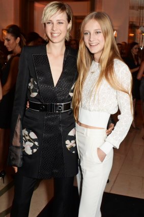 Olympia and her sister Edie attend the Harper's Bazaar Women of the Year awards in London.