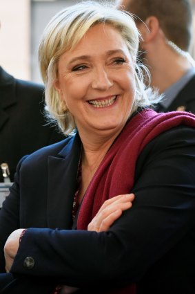 French National Front leader Marine Le Pen's support has risen to 27 per cent.