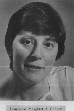 Leadership: Margaret Rodgers as the principal of Deaconess House in the 1970s and '80s. 