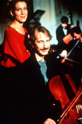 Alan Rickman, with Juliet Stevenson, showed his range in the much-loved Truly Madly Deeply (1990).