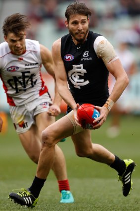 Dale Thomas, like Carlton, is looking for consistency. 