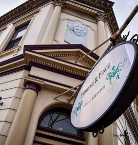 The Primrose and Finch bridal boutique is  now an empty building.