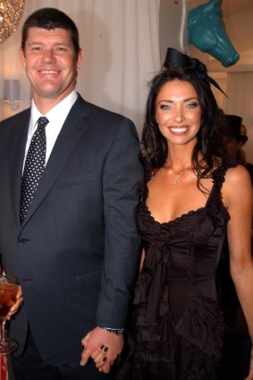 James Packer and his former wife Erica Packer.