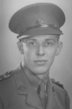 Ted Carter in World War II.