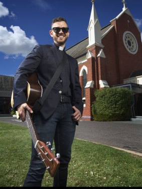 Father Rob Galea, priest by day, pop star by night.