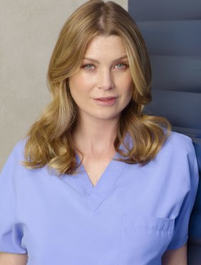 Ellen Pompeo stars in Grey's Anatomy. 