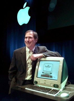 Steve Jobs launching the game-changing iMac in 1998.