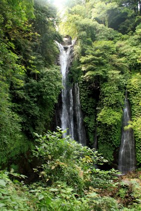 The waterfalls are astounding.