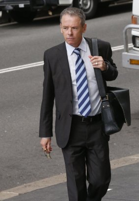 Fairfax Media chief political correspondent Mark Kenny arrives at court.