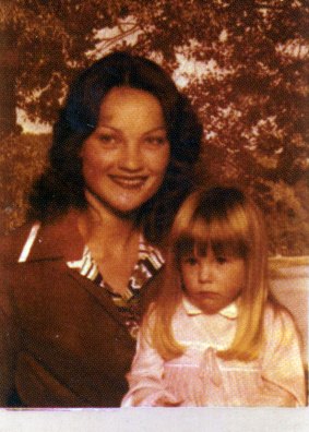 Pauline Hanson, still Pauline Zagorski when this photo was taken, with Amanda [Mark Hanson's daughter from his first marriage], circa 1978. 

