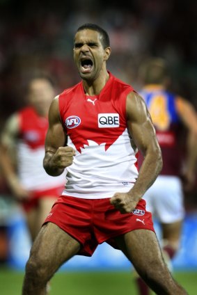 Michael O'Loughlin celebrates a goal in his last game in 2009.