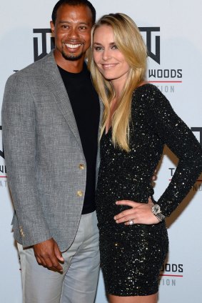 High profile: Vonn and Woods.