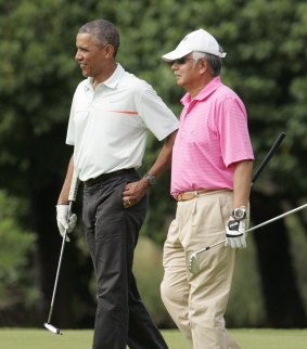 Malaysian Prime Minister Najib Razak was criticised for playing golf in Hawaii with US President Barack Obama during the floods.