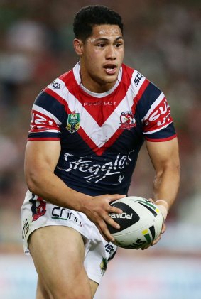 "He's always happy to check stuff out for me and see how I'm going and where I can improve": Roosters fullback Roger Tuivasa-Sheck on Anthony Minichiello.