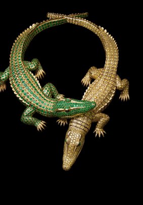 Mexican actor Maria Felix’s emerald and diamond-encrusted Crocodile necklace (1975)