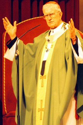 As archbishop, Edward Clancy oversaw the long-awaited completion of St Mary's Cathedral.