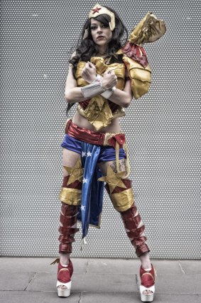 Sarah Groenewood dressed as Wonder Woman at a previous Comic Con event in Melbourne.