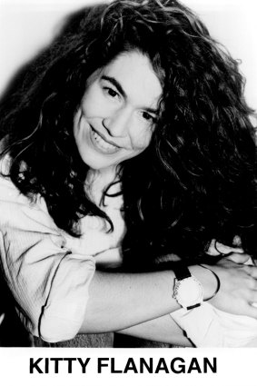 Flanagan in an undated promo shot with seriously big hair.