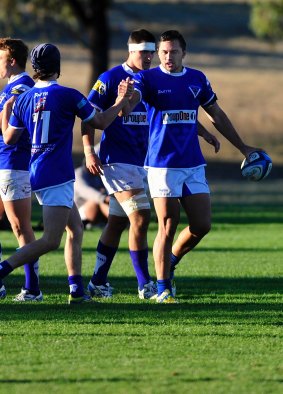 Jordan Rapana played for Royals in Canberra's local rugby competition.