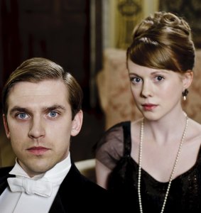 Matthew Crawley and Lavinia Swire both exited <i>Downton Abbey</i>.