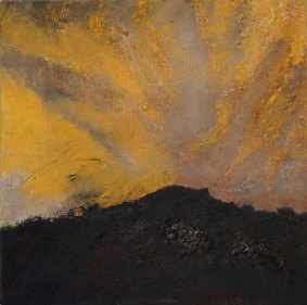 <i>Storm at Sunset</i> by Mandy Martin poses questions of climate change.