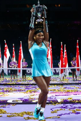 WTA Finals championship winner Serena Williams.