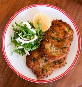 Veal cotoletta.