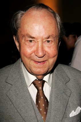 Peter Sallis attends the aftershow party following the premiere of The Curse Of The Were-Rabbit, London, 2005.