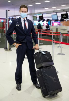 Male flight attendants for Qantas can dress differently, including wearing larger watches.