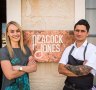 The duo behind Peacock and Jones, Hobart.