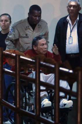 December 2011: Manuel Noriega, transported in a wheelchair,  returns to Panamanian soil. He was promptly jailed.