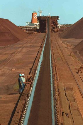 BHP Billiton's Mining Area C in Western Australia.