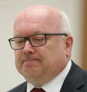 Attorney-General Senator George Brandis: a fan of the Oxford English Dictionary.