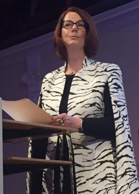 Former prime minister Julia Gillard was characterised by courage. 