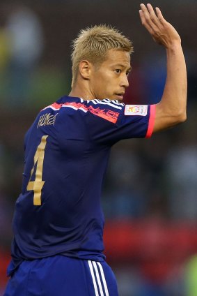 Household name: Japan's Keisuke Honda.