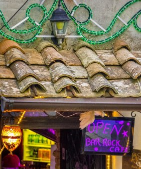 Street scenes in the historic hill town of Calcata.