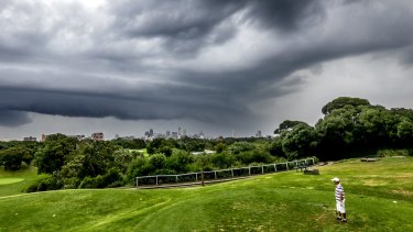 Stormy times at Moore Park golf course? They might be should Clover Moore convince the government and Centennial Park Trust to reduce the course's size to nine holes. 