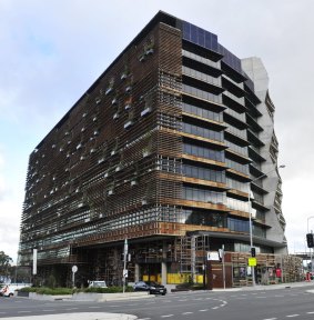 The Nishi Building, at New Acton, which has been awarded a 6 Star Green Star rating by the Green Building Council of Australia.