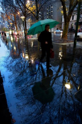 Melbourne can expect very cold, wet and windy conditions today, especially in the late afternoon and evening.