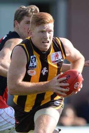 Kyle Cheney playing in the VFL.