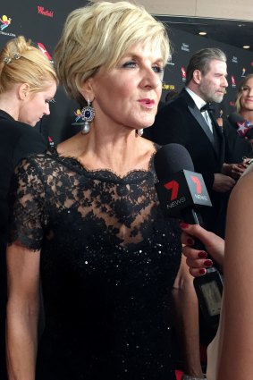 Foreign Minister Julie Bishop at the gala.