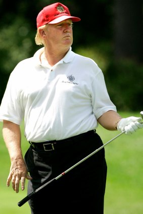 Trump is hoping to spend much of his holiday on the golf course.